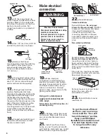 Предварительный просмотр 6 страницы Whirlpool GZ8330 Series and Installation Instructions And Use & Care Manual