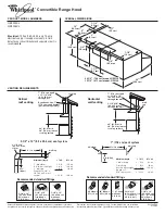 Whirlpool GZ8330XL Dimension Manual предпросмотр