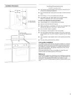 Preview for 5 page of Whirlpool GZ9730SSS0 Use & Care Manual