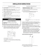 Preview for 7 page of Whirlpool GZ9730SSS0 Use & Care Manual