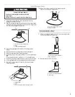 Preview for 9 page of Whirlpool GZ9736XSS Installation Instructions And Use And Care Manual