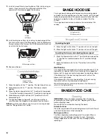 Preview for 12 page of Whirlpool GZ9736XSS Installation Instructions And Use And Care Manual