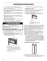 Preview for 22 page of Whirlpool GZ9736XSS Installation Instructions And Use And Care Manual