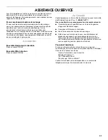 Preview for 31 page of Whirlpool GZ9736XSSDISC Installation Instructions And Use & Care Manual