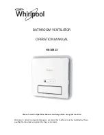 Whirlpool HB10813 Operation Manuals preview