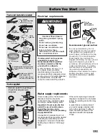 Preview for 5 page of Whirlpool HD1000XSC7 Installation Instructions And Use And Care Manual