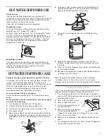 Предварительный просмотр 7 страницы Whirlpool Hot water dispenser Installation Instructions And Use And Care Manual