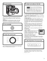 Preview for 9 page of Whirlpool HybridCare Heat Pump Dryer Use & Care Manual