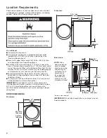 Preview for 4 page of Whirlpool HybridCare WED9290FW Installation Instructions Manual