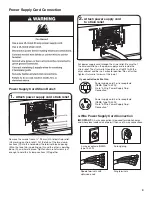 Preview for 9 page of Whirlpool HybridCare WED9290FW Installation Instructions Manual