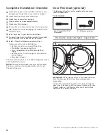 Preview for 16 page of Whirlpool HybridCare WED9290FW Installation Instructions Manual