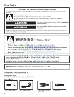 Предварительный просмотр 2 страницы Whirlpool HybridCare WED99HEDW Installation Instructions Manual