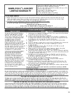 Preview for 23 page of Whirlpool HybridCare WHD862CHC Use & Care Manual