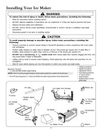 Предварительный просмотр 4 страницы Whirlpool IC13B Installation And Operating Instructions Manual