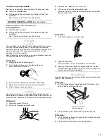 Предварительный просмотр 17 страницы Whirlpool IES355RQ2 Use And Care Manual