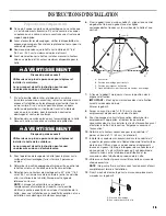 Предварительный просмотр 19 страницы Whirlpool IH7302RS0 Installation Instructions And Use And Care Manual