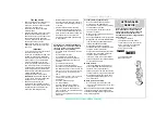 Предварительный просмотр 3 страницы Whirlpool IKEA DWF 406 Quick Reference Manual