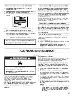 Предварительный просмотр 21 страницы Whirlpool Ikea ID5HHEXTQ00 User Instructions