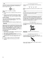 Предварительный просмотр 12 страницы Whirlpool Ikea IUD8000R Use And Care Manual