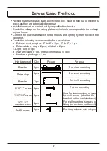 Предварительный просмотр 3 страницы Whirlpool INAC700W Installation & User Manual