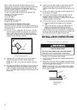 Предварительный просмотр 4 страницы Whirlpool KECC568RPS Installation Instructions Manual