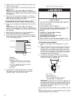 Предварительный просмотр 8 страницы Whirlpool KGCC506RWW Installation Instructions Manual