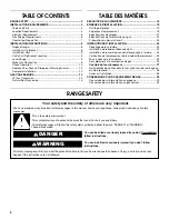 Preview for 2 page of Whirlpool KGRA806PSS - ARCHITECT Series: 30'' Gas Range Installation Instructions Manual