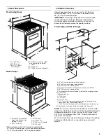 Preview for 5 page of Whirlpool KGRA806PSS - ARCHITECT Series: 30'' Gas Range Installation Instructions Manual