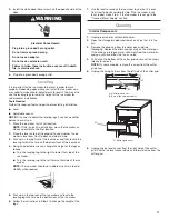 Preview for 11 page of Whirlpool KUID308HPS Installation Instructions Manual