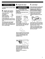 Предварительный просмотр 9 страницы Whirlpool L0412123 Installation Instructions Manual