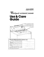 Предварительный просмотр 1 страницы Whirlpool LA3000XK Use And Care Manual