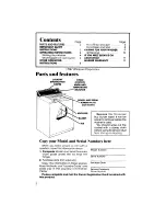 Предварительный просмотр 2 страницы Whirlpool LA3300XS Use & Care Manual