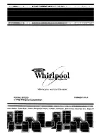 Предварительный просмотр 12 страницы Whirlpool LA3400XP Use & Care Manual