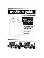 Whirlpool LA3800XM Use & Care Manual предпросмотр