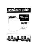 Предварительный просмотр 1 страницы Whirlpool LA5300XM Use & Care Manual