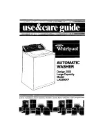 Предварительный просмотр 1 страницы Whirlpool LA5300XP Use & Care Manual