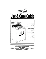 Предварительный просмотр 1 страницы Whirlpool LA5300XT Use And Care Manual