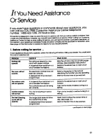 Preview for 53 page of Whirlpool LA543OXP Use And Care Manual