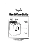 Preview for 1 page of Whirlpool LA5525XT Use And Care Manual