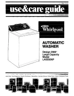 Предварительный просмотр 1 страницы Whirlpool LA5550XP Use & Care Manual