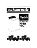 Whirlpool LA5700XS Use & Care Manual предпросмотр