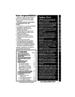 Preview for 3 page of Whirlpool LA5800XP Use & Care Manual