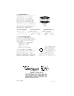 Preview for 12 page of Whirlpool LA5880XK Use & Care Manual