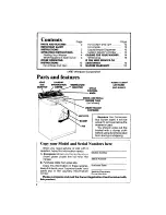 Предварительный просмотр 2 страницы Whirlpool LA6055XS Use & Care Manual