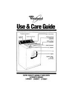 Предварительный просмотр 1 страницы Whirlpool LA6098XT Use & Care Manual