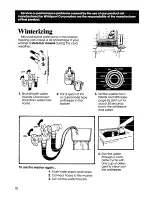 Предварительный просмотр 10 страницы Whirlpool LA6150XS Use & Care Manual