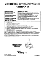 Предварительный просмотр 12 страницы Whirlpool LA6150XS Use & Care Manual