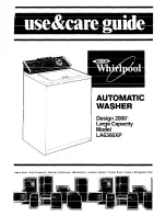 Предварительный просмотр 1 страницы Whirlpool LA6300XP Use & Care Manual