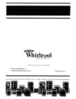 Предварительный просмотр 16 страницы Whirlpool LA6300XP Use & Care Manual