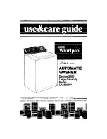 Предварительный просмотр 1 страницы Whirlpool LA6500XP User & Care Manual